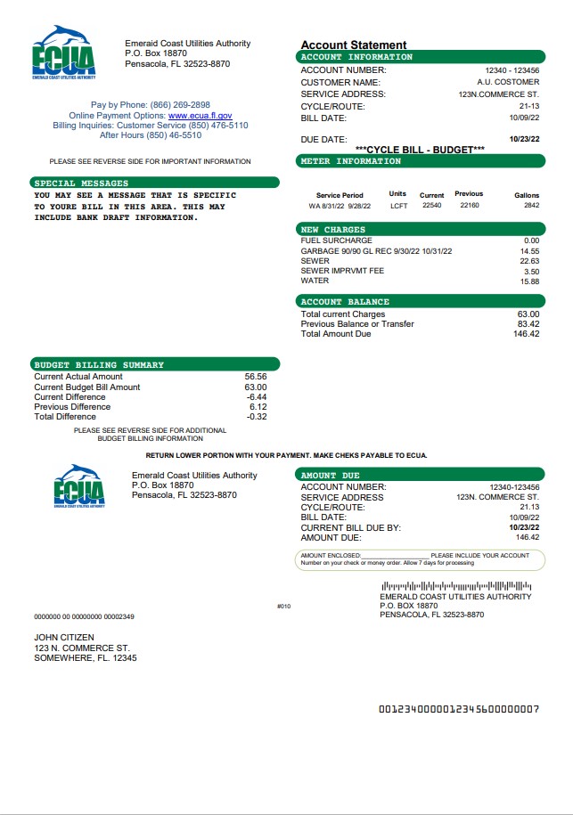  Minol USA business utility bill 